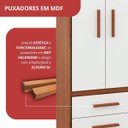 Ver imagem 6 de Guarda-Roupa Casal 6 Portas 4 Gavetas Primacy