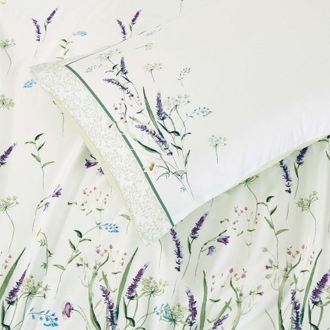 Jogo Lençol Queen Garden 4 Pçs Lavan