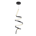 Ver imagem 4 de Pendente Led Spin 3000K 18W Metal Preto SL Iluminação