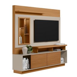 Estante Rack com Painel Para Tv Até 60 Polegadas com Ripado e LED Eldorado 2.0 - 4