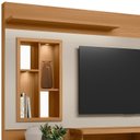 Ver imagem 6 de Estante Ripado para TV até 60 Polegadas com LED MDF 200CMX181CM Eldorado 2.0 Marrom