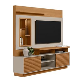 Estante Rack com Painel Para Tv Até 60 Polegadas com Ripado e LED Eldorado 2.0 - 5