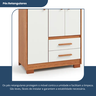 Guarda-roupa Casal 3 Portas 2 Gavetas Primacy - 8