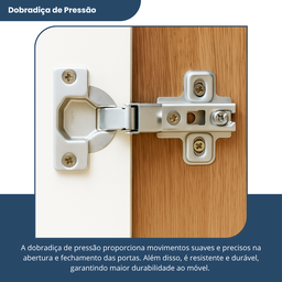 Guarda-roupa Casal 3 Portas 2 Gavetas Primacy - 7
