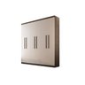 Guarda-Roupa Roupeiro Espanha 6 Portas - Rufato - Café/Off-White - 1
