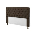Ver imagem 1 de Cabeceira para Cama Box Queen 160cm Sofia c/ Capitonê Corano Marrom - LM DECOR