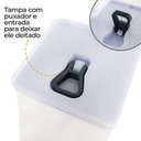 Ver imagem 6 de Kit Organizador Hermético Dubai Branco 5 Litros