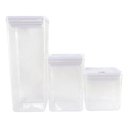 Ver imagem 2 de Kit Organizador Hermético Dubai Branco 5 Litros