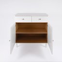 Ver imagem 3 de Aparador Buffet Ditália 2 Gavetas 2 Portas Branco R-629