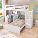 Ver imagem 5 de Beliche Star Office Infantil/Juvenil Multifuncional com Escrivaninha Casatema MadeiraOriginals Branc