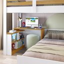 Ver imagem 3 de Beliche Star Office Infantil/ Juvenil Multifuncional com Escrivaninha Casatema MadeiraOriginals