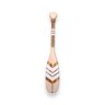 Remo Decorativo Bege 55 Cm Decoração de Parede em Madeira Pinus - 2