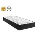 Ver imagem 4 de Cama Box Baú Solteiro Sintético Preto + Colchão Solteiro Espuma D33 Com EPS 16x88x188