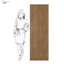 Ver imagem 4 de Sapateira Armário Multiuso 61 Cm 2 Portas - Demóbile Golden:amendola Touch