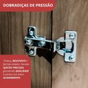 Ver mais imagens de Guarda Roupa Modular 2 Portas 2 Gavetas Gênova Plus Marrom/Ipê Wood/Grafite