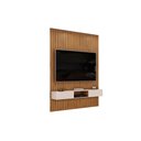 Ver mais imagens de Rack Bancada C/ Painel P/ Tv Trento 183x240cm Cedro/bali - Dj Móveis