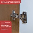 Ver mais imagens de Guarda Roupa Modular 2 Portas 2 Gavetas Gênova Plus Branco/Freijó Wood/Off-White