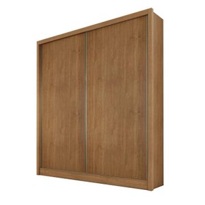 Guarda Roupa Solteiro 2 Portas 3 Gavetas - Virtus -cumaru - Móveis Novo Horizonte