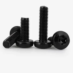 PARAFUSO TORX T15 C.PANELA M3,5 X 12,7 ZINCO PRETO - 200Pçs - 1