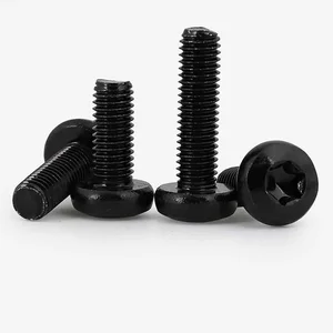 PARAFUSO TORX T15 C.PANELA M3,5 X 12,7 ZINCO PRETO - 200Pçs