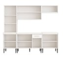 Ver imagem 2 de Cozinha Compacta 5 Peças Armário Ripado com Led e Torre Quente Veneza