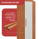 Ver mais imagens de Guarda Roupa Casal Modular Canto 1 Porta Gênova Plus