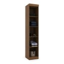 Ver imagem 4 de Guarda Roupa Casal Modular 1 Porta Gênova Plus Marrom/Ipê Wood/Grafite