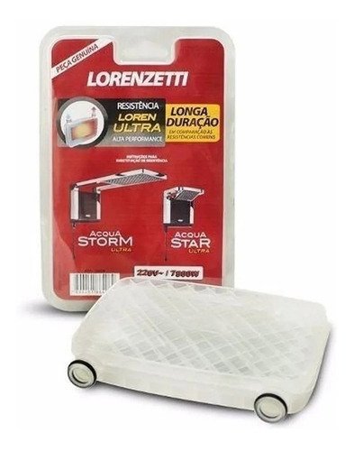 Resistência Lorenzetti Acqua Ultra 220/7800 Ref 3065b Acabamento Plástico Cor Branco - 5