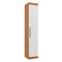 Ver imagem 3 de Guarda Roupa Casal Modular 1 Porta Gênova Plus Branco/Freijó Wood/Off-White