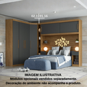 Ver imagem 2 de Nicho Modular 217,3x20,5cm Gênova Plus