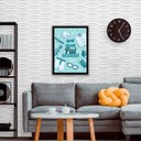 Ver imagem 2 de Quadro Melhor Pai do Mundo Inteiro 33x24cm - com vidro:Madeira preta