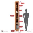 Ver imagem 4 de Nicho Modular 217,3x20,5cm Gênova Plus Marrom/Freijó Wood