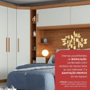 Ver imagem 5 de Nicho Modular 217,3x20,5cm Gênova Plus Marrom/Freijó Wood
