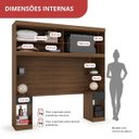 Ver imagem 4 de Guarda Roupa Casal Modular Ponte 2 Portas 2 Gavetas Gênova Plus