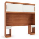 Ver imagem 3 de Guarda Roupa Casal Modular Ponte 2 Portas 2 Gavetas Gênova Plus Marrom/Freijó Wood/Off-White