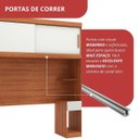 Ver imagem 7 de Guarda Roupa Casal Modular Ponte 2 Portas 2 Gavetas Gênova Plus Marrom/Freijó Wood/Off-White
