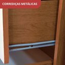 Ver imagem 5 de Guarda Roupa Casal Modular Ponte 2 Portas 2 Gavetas Gênova Plus Marrom/Freijó Wood/Off-White