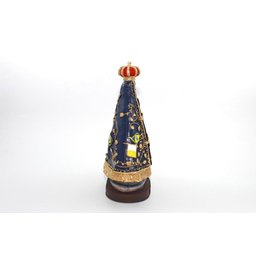 Imagem Nossa Senhora Aparecida Bandeira Resina 22 Cm - 4 Imagem Nossa Senhora Aparecida Bandeira Resina 22 Cm - 4