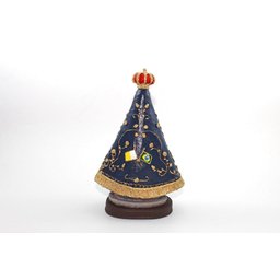 Imagem Nossa Senhora Aparecida Bandeira Resina 22 Cm - 3 Imagem Nossa Senhora Aparecida Bandeira Resina 22 Cm - 3