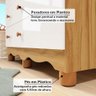 Cômoda Infantil 1 Porta com Janela e 4 Gavetas 100% MDF Lana Espresso Móveis - 10