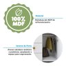 Cômoda Infantil 1 Porta com Janela e 4 Gavetas 100% MDF Lana Espresso Móveis - 11