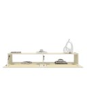 Ver imagem 6 de Rack Suspenso Aparador Nicho Sala Native 145 Off White - Gelius