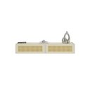 Ver imagem 5 de Rack Suspenso Aparador Nicho Sala Native 145 Off White - Gelius
