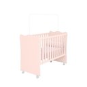 Ver imagem 6 de Berço com Suporte para Mosquiteiro Doce Sonho Rosa/Acetinado