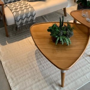 Tapete Sala Quarto Boho Algodão Cru 1,5x2m Lavável À Máquina