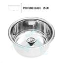 Ver imagem 4 de Longa Vida Útil - Cuba Inox 304 Anticorrosão 30x15cm