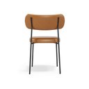 Ver imagem 6 de Kit 4 Cadeiras Fixa Stela Courino Whisky Recepção - Vallisa Decor