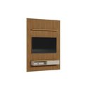 Ver imagem 2 de Home P/ Tv até 85 Pol Modular 2.2 Ripado C/ 1 Porta 1 Prat. 219x250cm Nature/off White - Linea