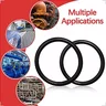 Oring Anel Vedação Jogo Estojo Borracha Kit Lorben 419 Peças - 6