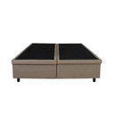 Ver imagem 5 de Base Box Baú King 193x203x42cm em Courino com Pistão a Gás